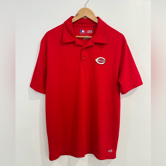 Men’s Cincinnati Reds Polo Size Large - Picture 1 of 4